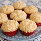 Lemon Crumb Muffins with a Lemon Crumb Topping