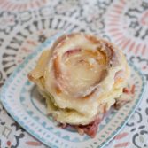 Strawberry Rolls with Cream Cheese Frosting - Our Kind of Wonderful